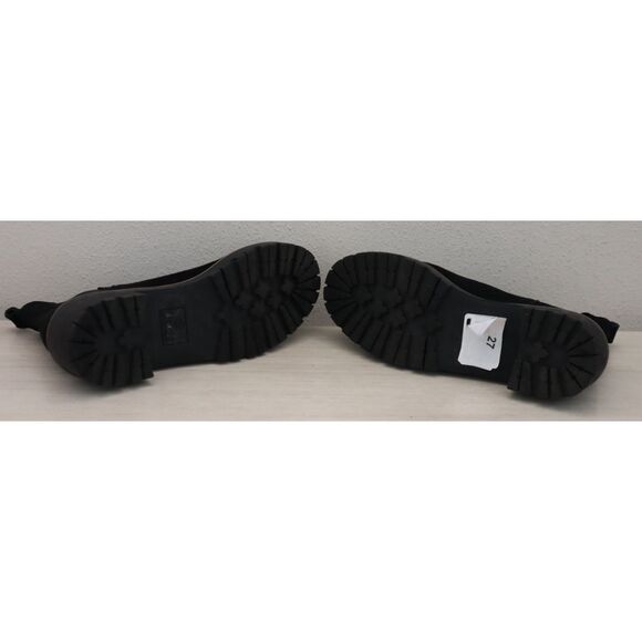 Blondo Women's Sz 9M Black Matilda Waterproof Suede Lug Sole Chelsea Boots - Picture 4 of 10